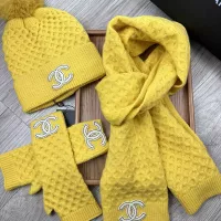Cheap Chanel Hat and Scarf and Glove Set #1378235 Replica Wholesale [$52.00 USD] [ITEM#1378235] on Replica Chanel Hat and Scarf and Glove Set