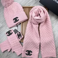 Cheap Chanel Hat and Scarf and Glove Set #1378236 Replica Wholesale [$52.00 USD] [ITEM#1378236] on Replica Chanel Hat and Scarf and Glove Set