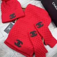 Cheap Chanel Hat and Scarf and Glove Set #1378237 Replica Wholesale [$52.00 USD] [ITEM#1378237] on Replica Chanel Hat and Scarf and Glove Set