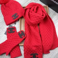 Cheap Chanel Hat and Scarf and Glove Set #1378237 Replica Wholesale [$52.00 USD] [ITEM#1378237] on Replica Chanel Hat and Scarf and Glove Set