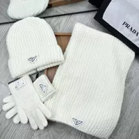 Cheap Prada Hat and Scarf and Glove Set #1378246 Replica Wholesale [$48.00 USD] [ITEM#1378246] on Replica Prada Hat and Scarf and Glove Set