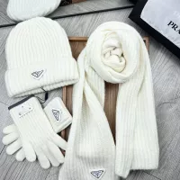Cheap Prada Hat and Scarf and Glove Set #1378246 Replica Wholesale [$48.00 USD] [ITEM#1378246] on Replica Prada Hat and Scarf and Glove Set