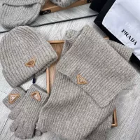 Cheap Prada Hat and Scarf and Glove Set #1378248 Replica Wholesale [$48.00 USD] [ITEM#1378248] on Replica Prada Hat and Scarf and Glove Set