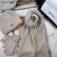 Cheap Prada Hat and Scarf and Glove Set #1378248 Replica Wholesale [$48.00 USD] [ITEM#1378248] on Replica Prada Hat and Scarf and Glove Set