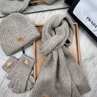 Cheap Prada Hat and Scarf and Glove Set #1378248 Replica Wholesale [$48.00 USD] [ITEM#1378248] on Replica Prada Hat and Scarf and Glove Set