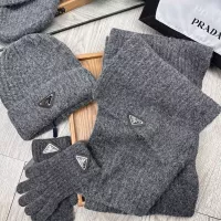 Cheap Prada Hat and Scarf and Glove Set #1378249 Replica Wholesale [$48.00 USD] [ITEM#1378249] on Replica Prada Hat and Scarf and Glove Set
