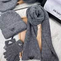 Cheap Prada Hat and Scarf and Glove Set #1378249 Replica Wholesale [$48.00 USD] [ITEM#1378249] on Replica Prada Hat and Scarf and Glove Set