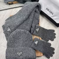 Cheap Prada Hat and Scarf and Glove Set #1378249 Replica Wholesale [$48.00 USD] [ITEM#1378249] on Replica Prada Hat and Scarf and Glove Set