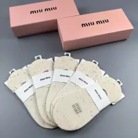 Cheap MIU MIU Socks For Women #1378395 Replica Wholesale [$25.00 USD] [ITEM#1378395] on Replica MIU MIU Socks