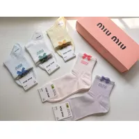 Cheap MIU MIU Socks For Women #1378401 Replica Wholesale [$25.00 USD] [ITEM#1378401] on Replica MIU MIU Socks