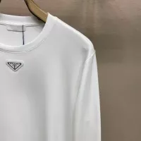 Cheap Prada T-Shirts Long Sleeved For Unisex #1378420 Replica Wholesale [$45.00 USD] [ITEM#1378420] on Replica Prada T-Shirts