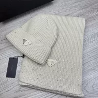 Cheap Prada Hat and Scarf Set #1378467 Replica Wholesale [$48.00 USD] [ITEM#1378467] on Replica Prada Hat and Scarf and Glove Set