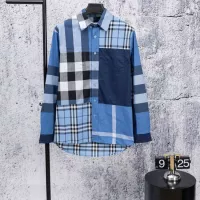 Cheap Burberry Shirts Long Sleeved For Men #1378500 Replica Wholesale [$56.00 USD] [ITEM#1378500] on Replica Burberry Shirts