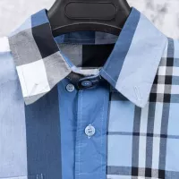 Cheap Burberry Shirts Long Sleeved For Men #1378500 Replica Wholesale [$56.00 USD] [ITEM#1378500] on Replica Burberry Shirts