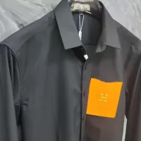 Cheap Hermes Shirts Long Sleeved For Men #1378515 Replica Wholesale [$76.00 USD] [ITEM#1378515] on Replica Hermes Shirts