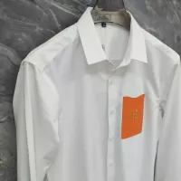 Cheap Hermes Shirts Long Sleeved For Men #1378516 Replica Wholesale [$76.00 USD] [ITEM#1378516] on Replica Hermes Shirts