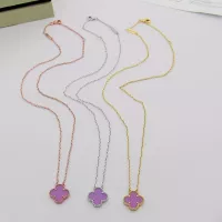 Cheap Van Cleef &amp; Arpels Necklaces For Women #1378602 Replica Wholesale [$25.00 USD] [ITEM#1378602] on Replica Van Cleef &amp; Arpels Necklaces