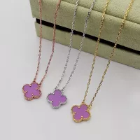 Cheap Van Cleef &amp; Arpels Necklaces For Women #1378602 Replica Wholesale [$25.00 USD] [ITEM#1378602] on Replica Van Cleef &amp; Arpels Necklaces