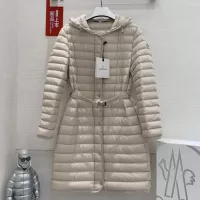 Cheap Moncler Down Feather Coat Long Sleeved For Women #1378708 Replica Wholesale [$162.00 USD] [ITEM#1378708] on Replica Moncler Down Feather Coat