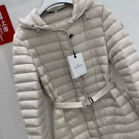 Cheap Moncler Down Feather Coat Long Sleeved For Women #1378708 Replica Wholesale [$162.00 USD] [ITEM#1378708] on Replica Moncler Down Feather Coat