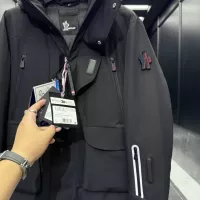 Cheap Moncler Down Feather Coat Long Sleeved For Men #1378773 Replica Wholesale [$330.58 USD] [ITEM#1378773] on Replica Moncler Down Feather Coat