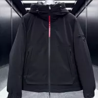 Cheap Prada Down Feather Coat Long Sleeved For Men #1378792 Replica Wholesale [$202.00 USD] [ITEM#1378792] on Replica Prada Down Feather Coat