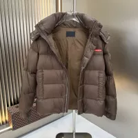 Cheap Prada Down Feather Coat Long Sleeved For Men #1378800 Replica Wholesale [$238.02 USD] [ITEM#1378800] on Replica Prada Down Feather Coat