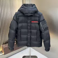 Cheap Prada Down Feather Coat Long Sleeved For Men #1378802 Replica Wholesale [$238.02 USD] [ITEM#1378802] on Replica Prada Down Feather Coat