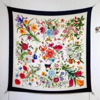 Cheap Gucci Silk Squares #1379380 Replica Wholesale [$85.00 USD] [ITEM#1379380] on Replica Gucci Scarf