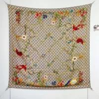 Cheap Gucci Silk Squares #1379381 Replica Wholesale [$85.00 USD] [ITEM#1379381] on Replica Gucci Scarf