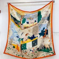Cheap Hermes Silk Squares #1379423 Replica Wholesale [$85.00 USD] [ITEM#1379423] on Replica Hermes Scarf