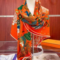 Cheap Hermes Silk Squares #1379428 Replica Wholesale [$85.00 USD] [ITEM#1379428] on Replica Hermes Scarf