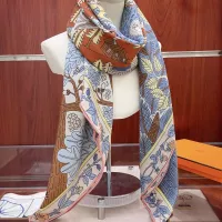 Cheap Hermes Silk Squares #1379441 Replica Wholesale [$85.00 USD] [ITEM#1379441] on Replica Hermes Scarf