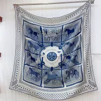 Cheap Hermes Silk Squares #1379445 Replica Wholesale [$85.00 USD] [ITEM#1379445] on Replica Hermes Scarf