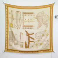 Cheap Hermes Silk Squares #1379463 Replica Wholesale [$85.00 USD] [ITEM#1379463] on Replica Hermes Scarf