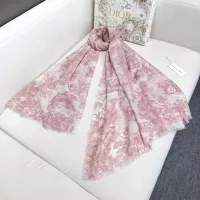 Cheap Christian Dior Scarf #1379605 Replica Wholesale [$64.00 USD] [ITEM#1379605] on Replica Christian Dior Scarf
