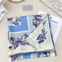Cheap Christian Dior Silk Squares #1379761 Replica Wholesale [$82.00 USD] [ITEM#1379761] on Replica Christian Dior Scarf