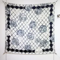 Cheap Chanel Silk Squares #1380152 Replica Wholesale [$85.00 USD] [ITEM#1380152] on Replica Chanel Scarves