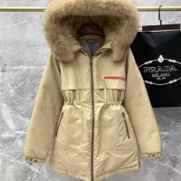 Cheap Prada Down Feather Coat Long Sleeved For Women #1380224 Replica Wholesale [$247.93 USD] [ITEM#1380224] on Replica Prada Down Feather Coat
