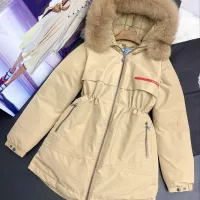 Cheap Prada Down Feather Coat Long Sleeved For Women #1380224 Replica Wholesale [$247.93 USD] [ITEM#1380224] on Replica Prada Down Feather Coat