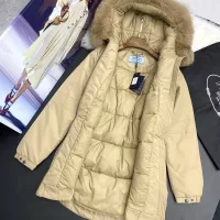 Cheap Prada Down Feather Coat Long Sleeved For Women #1380224 Replica Wholesale [$247.93 USD] [ITEM#1380224] on Replica Prada Down Feather Coat