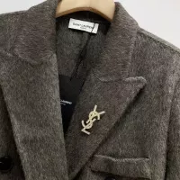 Cheap Yves Saint Laurent YSL Coat Long Sleeved For Women #1380292 Replica Wholesale [$162.00 USD] [ITEM#1380292] on Replica Yves Saint Laurent YSL Jackets
