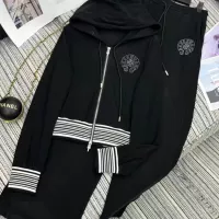 Cheap Chrome Hearts Tracksuits Long Sleeved For Women #1380305 Replica Wholesale [$135.00 USD] [ITEM#1380305] on Replica Chrome Hearts Tracksuits