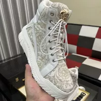 Cheap Versace High Tops Shoes For Men #1380515 Replica Wholesale [$88.00 USD] [ITEM#1380515] on Replica Versace High Tops Shoes