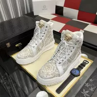 Cheap Versace High Tops Shoes For Men #1380515 Replica Wholesale [$88.00 USD] [ITEM#1380515] on Replica Versace High Tops Shoes