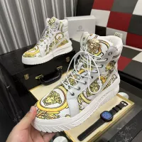 Cheap Versace High Tops Shoes For Men #1380517 Replica Wholesale [$88.00 USD] [ITEM#1380517] on Replica Versace High Tops Shoes