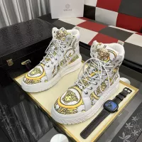 Cheap Versace High Tops Shoes For Men #1380517 Replica Wholesale [$88.00 USD] [ITEM#1380517] on Replica Versace High Tops Shoes