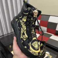 Cheap Versace High Tops Shoes For Men #1380518 Replica Wholesale [$88.00 USD] [ITEM#1380518] on Replica Versace High Tops Shoes