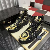 Cheap Versace High Tops Shoes For Men #1380518 Replica Wholesale [$88.00 USD] [ITEM#1380518] on Replica Versace High Tops Shoes
