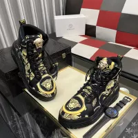 Cheap Versace High Tops Shoes For Men #1380518 Replica Wholesale [$88.00 USD] [ITEM#1380518] on Replica Versace High Tops Shoes